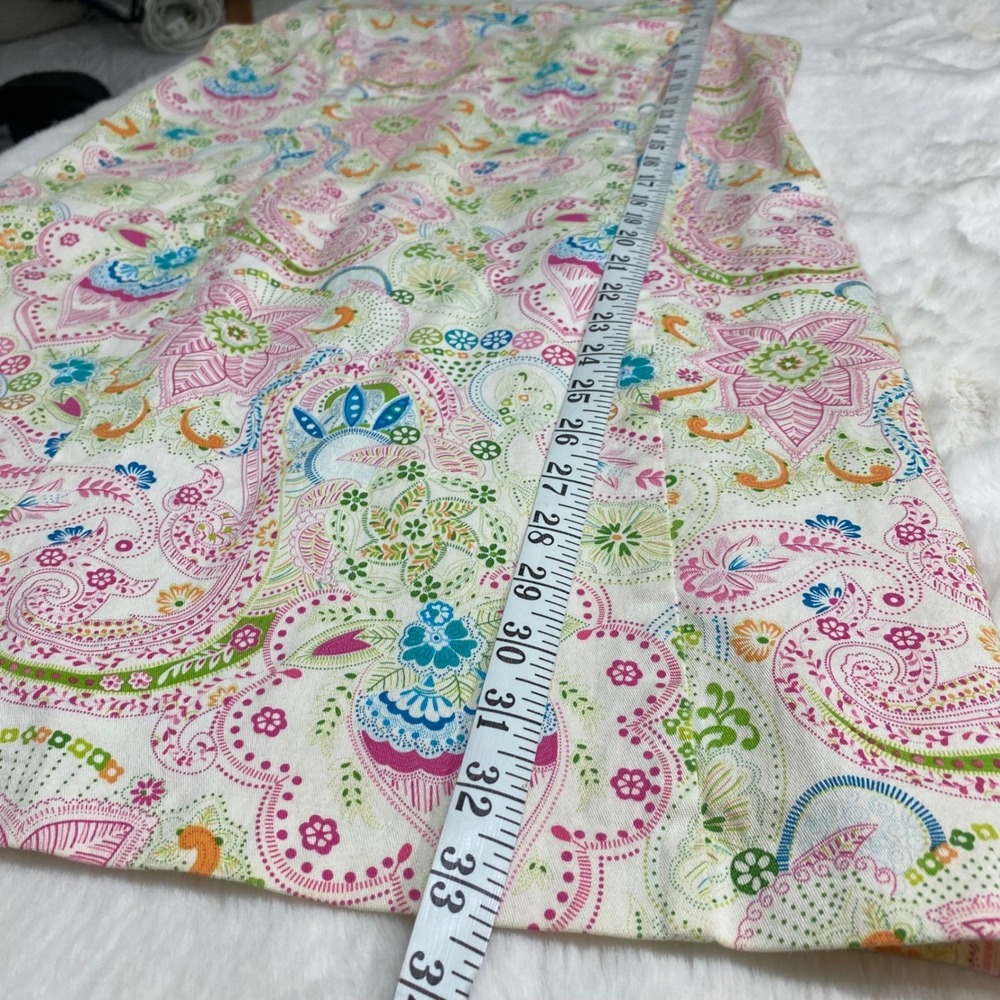 Briggs New York Paisley Sleeveless Dress Size 12 Colorful Summer Cottage Beach - Picture 5 of 7